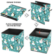 Merry Christmas Funny Snowmen And Penguins Storage Bin Storage Cube