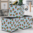 Warm Present For Hand Snowflakes With Red Green Mittens Storage Bin Storage Cube