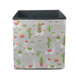 Xmas Llama Animal And Cactus Plants Storage Bin Storage Cube