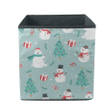 Happy Snowman Christmas Tree Gift And Bear Storage Bin Storage Cube