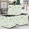 Christmas With Holiday Flamingo Gift Boxes And Coffee Storage Bin Storage Cube