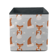 Christmas Hat And Santa Slaus With Gift Storage Bin Storage Cube