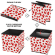 Fantastic Bright Stars And Mittens Glove In Red Color Storage Bin Storage Cube