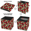 Christmas Brush Stroke Camouflage Abstract Storage Bin Storage Cube