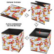 Dachshund In Santa Hats And Striped Jersey Storage Bin Storage Cube