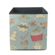 Yummy Christmas Foods For The Party Hand Drawn Storage Bin Storage Cube