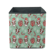 Christmas Cute Cow Santa Claus Candy And Gift Storage Bin Storage Cube