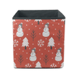 sChristmas Snowman Snowflake And Pine Tree Storage Bin Storage Cube