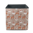 Festive Christmas Or New Year In Deer Storage Bin Storage Cube