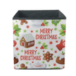 Merry Christmas Tea Pot With Chocolate House Cakes Storage Bin Storage Cube