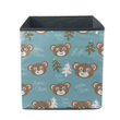 Theme Festival Cute Little Bear And Tree Storage Bin Storage Cube