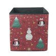 Theme Christmas Snowman Penguin And Christmas Tree Storage Bin Storage Cube