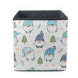 Adorable Christmas Gnome With Hat And Tree Storage Bin Storage Cube