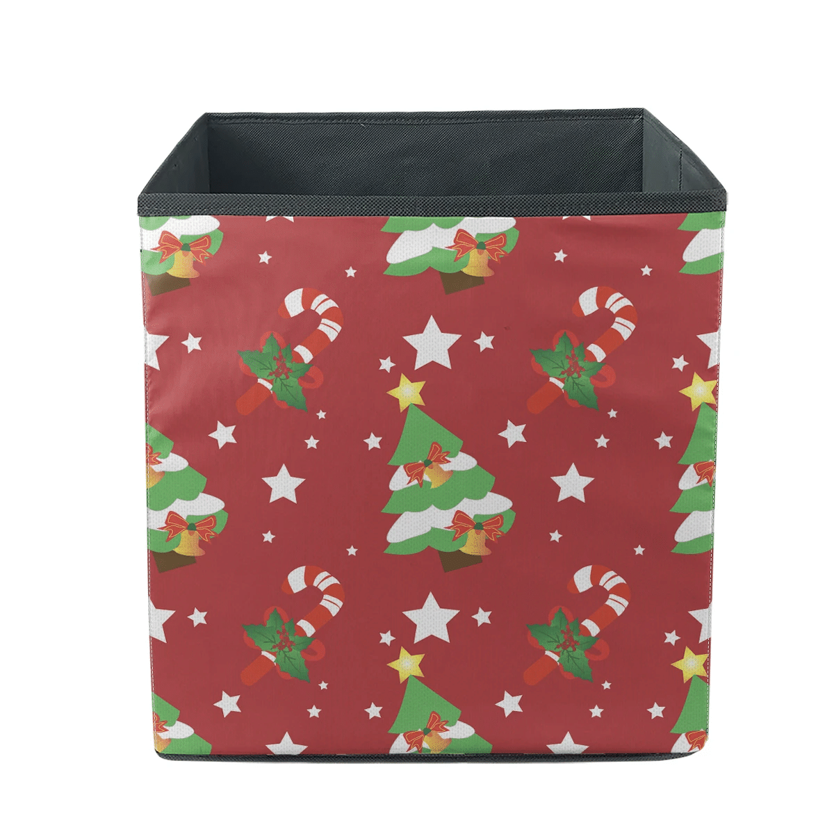 Christmas Tree Candy Cane And Start Storage Bin Storage Cube