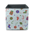 Christmas Sock Candy Canes Bell And Gifts Box Storage Bin Storage Cube