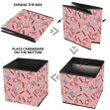 Ideal Cartoon Gnomes And Candies On Pink Background Storage Bin Storage Cube