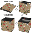 Chrismas Sock Gingerbread And Candy Cane Storage Bin Storage Cube