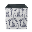 Cool Design Hand Drawn Gnomes Inside Flower Trees Storage Bin Storage Cube