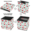 Cute Santa Claus Delivering Gifts For Children On Christmas Storage Bin Storage Cube
