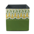 Yellow And Green Christmas Bells Illustration Storage Bin Storage Cube