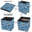 Camouflage Christmas Blue Shades Of Ice Storage Bin Storage Cube