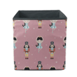 Fairytale Pink Theme With Ballet Dancer And Nutcracker Storage Bin Storage Cube