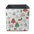 Christmas Tree Snowflakes And Gifts In Holidays Storage Bin Storage Cube