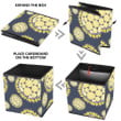 Fantastic Hand Drawn Geometry Inside Sunflower Middle Pattern Storage Bin Storage Cube