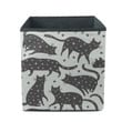 Cute Black Cats And Star Animal Pet Storage Bin Storage Cube