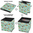 Cartoon Various Dogs On Vacations With Ocean Waves Cartoon Storage Bin Storage Cube