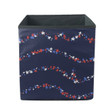 Holiday Confetti In US Flag Colors For Independence Day Storage Bin Storage Cube