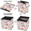 Modern Rainbow And Star Pastel Illustration American Flag Storage Bin Storage Cube