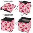 Cute Cartoon Valentine Love Cow And Big Heart Storage Bin Storage Cube