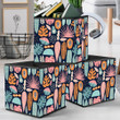 Awesome Kinds Of Tropical Leaves Illustration Storage Bin Storage Cube