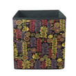 Natural Summer Cartoon Floral And Bee In Crown Storage Bin Storage Cube