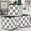 Muzzle Of The Wolf In Tribal Style Storage Bin Storage Cube