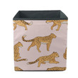 Leopards Laying And Resting Or Walking And Hunting Storage Bin Storage Cube