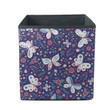 Cartoon Colorful Folk Butterflies And Flowers Storage Bin Storage Cube