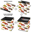 Japan Fans With Flying Dragon And Blooming Cherry Storage Bin Storage Cube