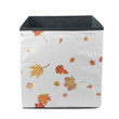 Falling Autumn Maple Leaves Peaceful Moment Storage Bin Storage Cube