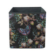 Hand Drawn Cotton Flowers And Colorful Butterflies Storage Bin Storage Cube