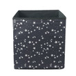 Dark Blue Night Sky With Stars Decoration Pattern Storage Bin Storage Cube