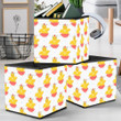 Cute Little Chicken With Wreath In Easter Egg Shell Storage Bin Storage Cube