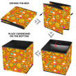 Sun In Different Emotions With Umbrella And Heart Storage Bin Storage Cube