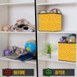Awesome Yellow Giraffe Skin Theme Pattern Storage Bin Storage Cube