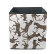 Modern Trendy Leopard Spots Fashion And Surface Design Storage Bin Storage Cube