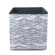 Lively Sea Waves By Hand Drawn Illustration Storage Bin Storage Cube