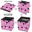 Psychedelic Pattern With Pills And Capsules On Pink Background Storage Bin Storage Cube