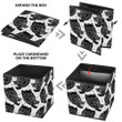 Black Face Of Wolf Traditional Tattoo Storage Bin Storage Cube