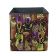 Ethnic Art African Women In National Clothes Storage Bin Storage Cube